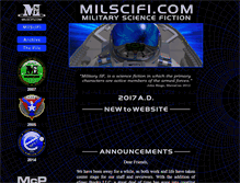 Tablet Screenshot of milscifi.com